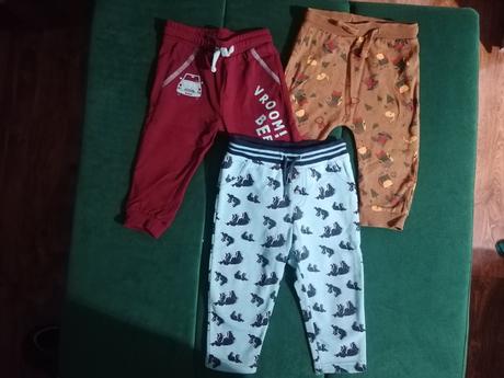 Tepláky 3ks, lupilu,80