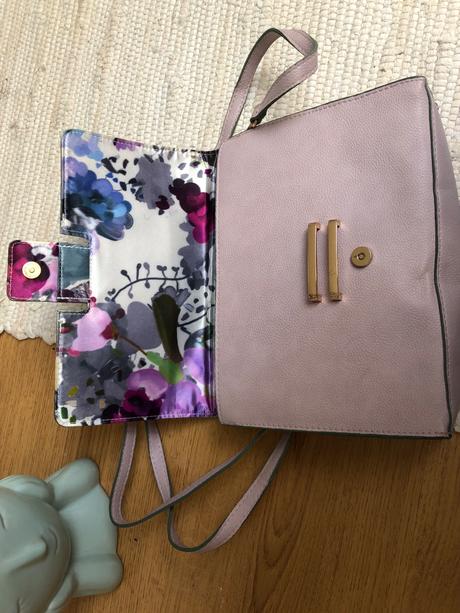 Fialová/ ružová kabelka, 