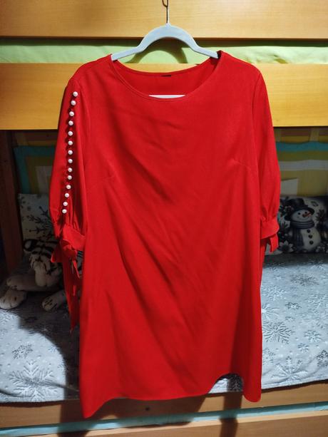 Červené šaty vel. xl, xl