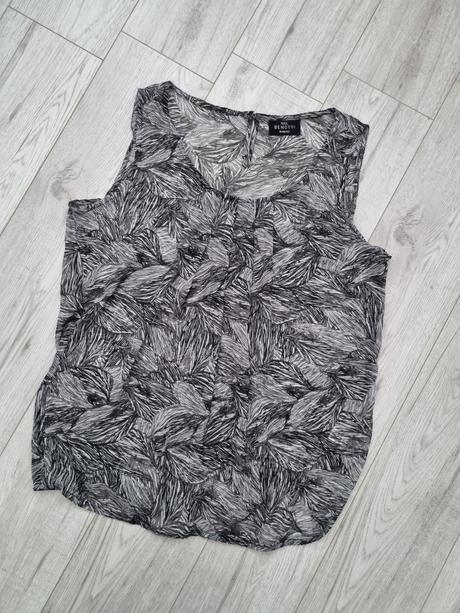 Čierno biela blúzka vzorová, gina,m