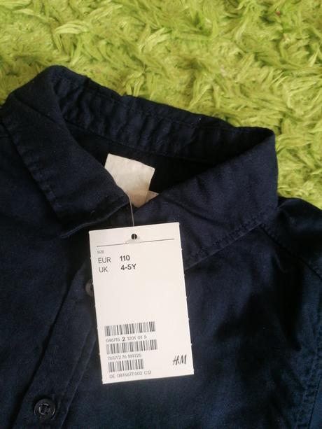 Nová h&m košeľa, h&m,110