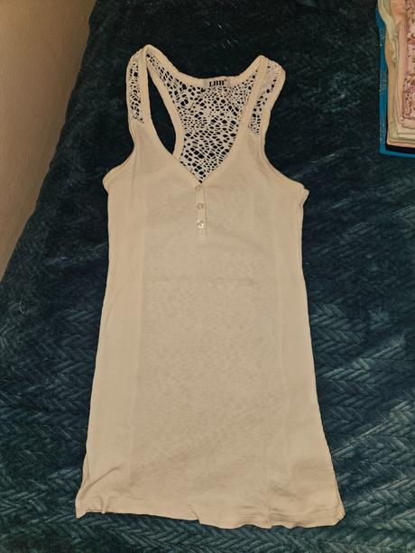 Zaujímavé tielko bielej farby bershka, bershka,xs