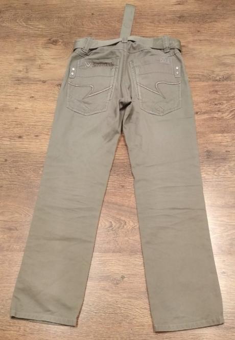 Nohavice s opaskom v páse posuvna guma, 164