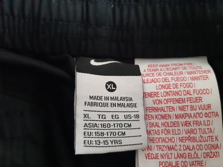 Nike dievčenské trištvrťáky čierne, nike,158