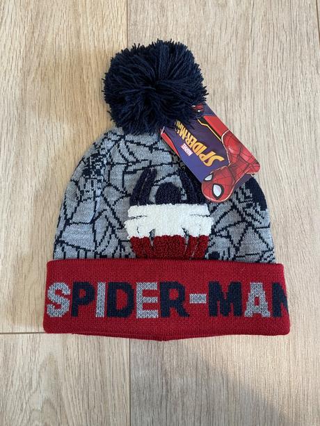 Zimna čiapka spiderman, marvel,54