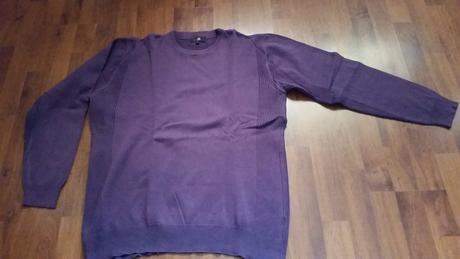 Pánsky fialový pulóver, xl