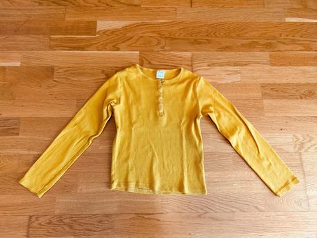 Zara žlté bavlnené tričko veľ.158/super stav, zara,158