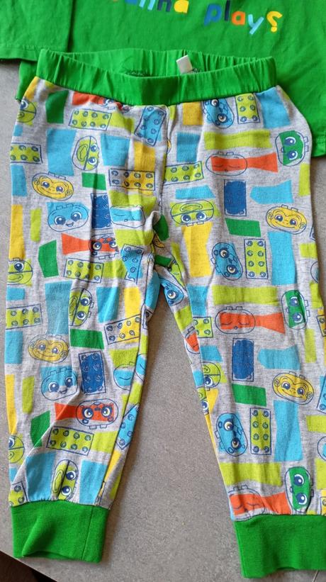 Pyžamo dvojdielne, lego,92