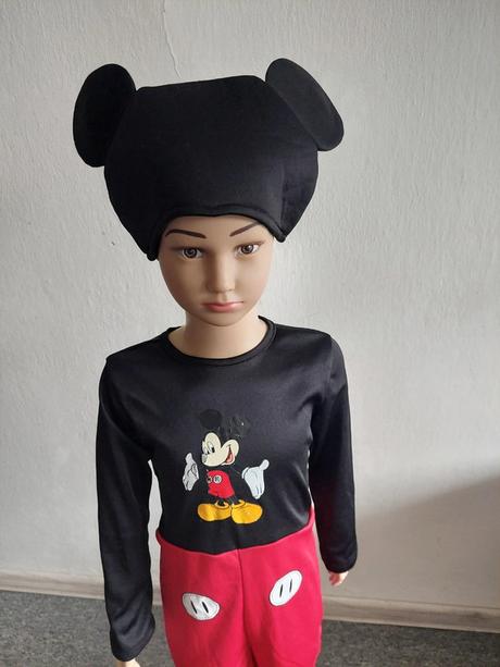 Mickey mouse karnevalový kostým veľ.110-116,
