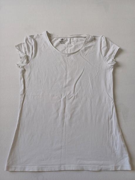 Biele tričko, h&m,170