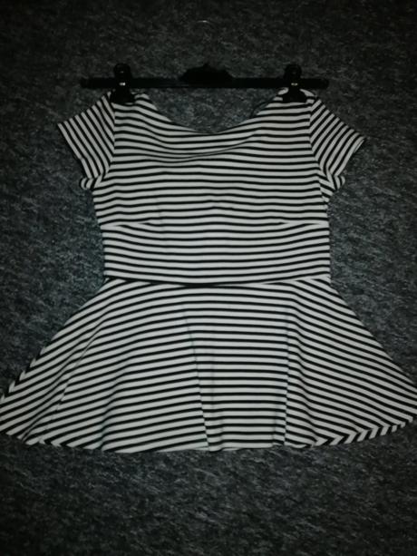Peplum top, zara,m