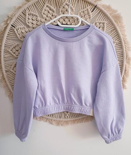 Lilavá mikina benetton, benetton,122