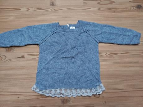 Elegantny svetrik s cipkou, f&f,86