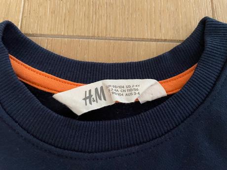 1x oblecena mikina h&m 98/104, h&m,98