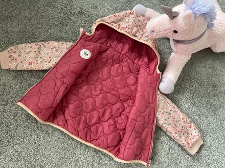 C&a bunda prechodná obojstranná 92 kvietky, c&a,92