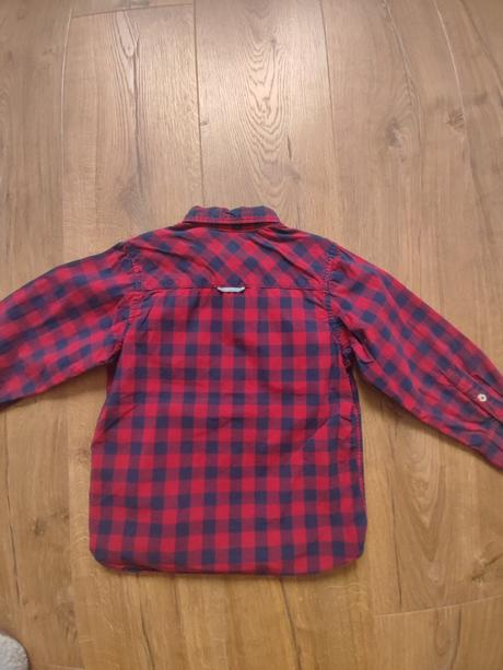 Károvaná vianočná košeľa h&m (veľkosť 104/110), h&m,104