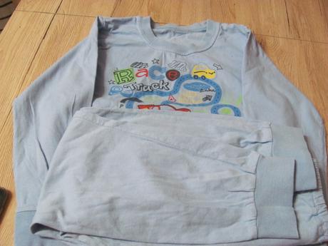 Modré pyžamo 120, 116