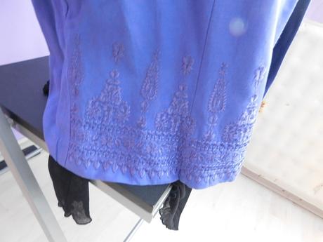 Tmavofialové sako l/xl, xl