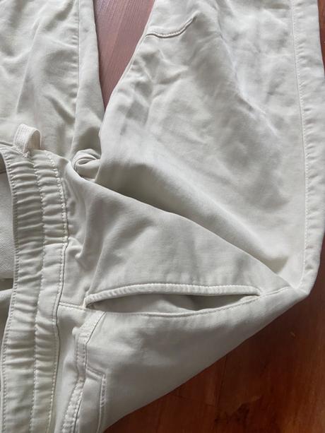 Zara teplakove nohavice krémové, zara,m