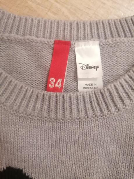 Pulóver s mickey mousom, vel34/xs alebo 152/158, disney,152