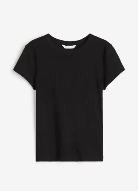 Rebrovane tričko h&m 146/152, h&m,146 / 152