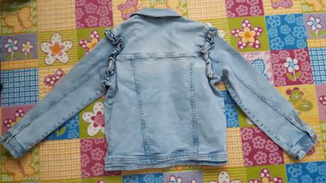 Rifľová bunda s volánom, next,134