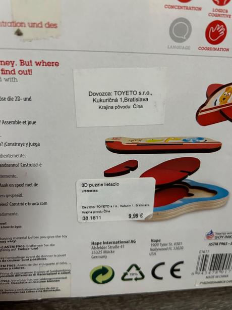Hape - drevene vzdelavacie hračky pre deti, 