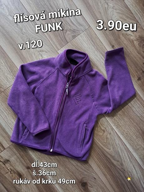 Flísová mikina funk, 122