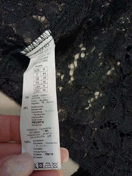 Luxusná čipkovaná blúzka sfizio, č.m, m