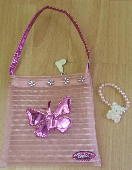 Detská taštička barbie+náramok, 