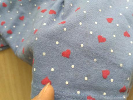 Letné šaty s bodkami a srdiečkami, 92