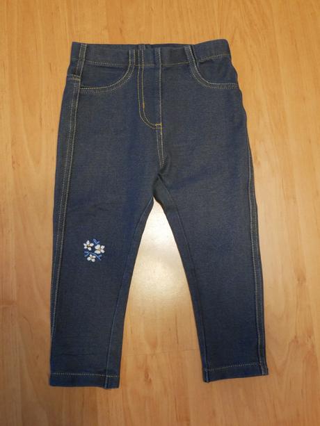 Súprava šatovej tuniky a riflových legín, zara,92