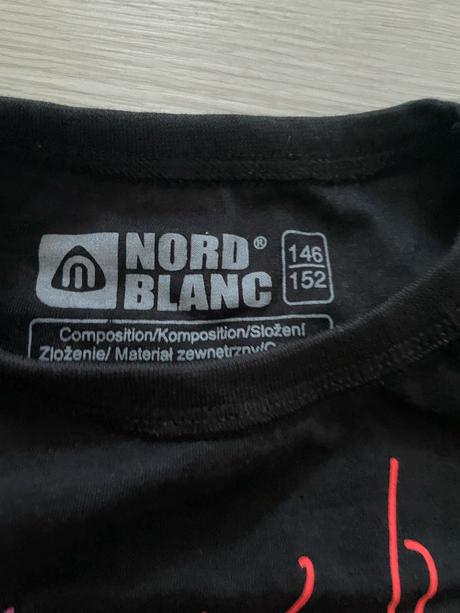 Čierne tričko veľ 146-152, nordblanc,146