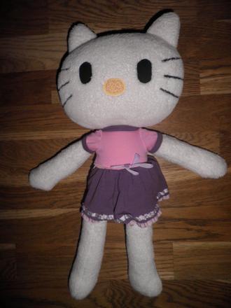 Krásna plyšová postavička hello kitty s výškou 49,