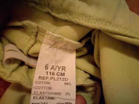 Nohavice netradične 116 s poštou, 116