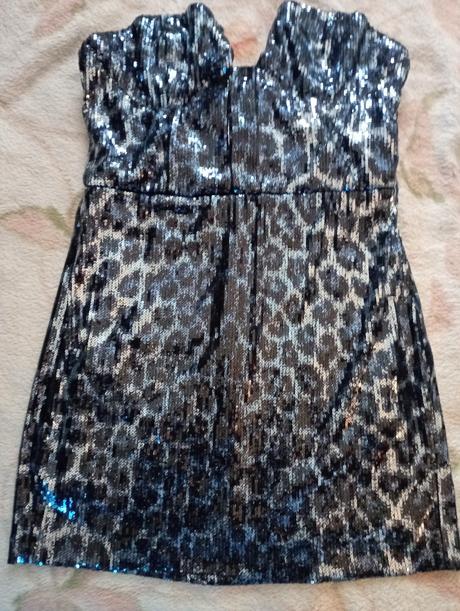Flitrove párty šaty, zara,m