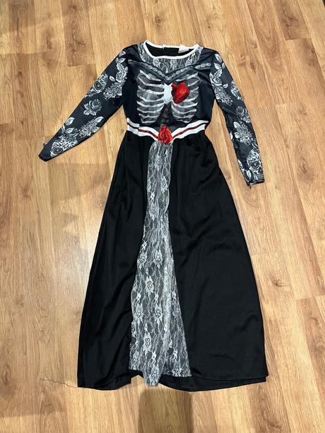 Šaty / maska halloween 134-140,