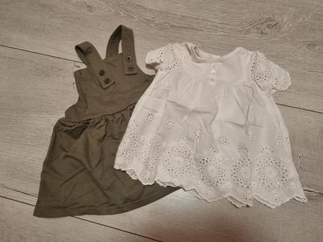 Šaty na tráky + tričko, f&f,86