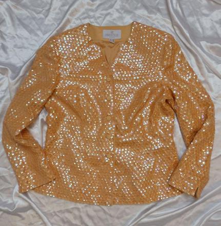 Luxusny hodvabny blejzer na slavnost, 40