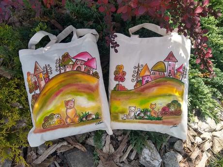 Rozprávkovo maľovaná blúzka, l / s / xl