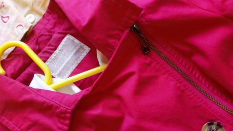 Cyklamenovy kabátik/trenckot s/170, s