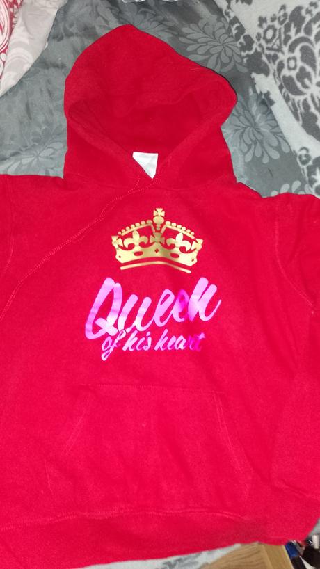 Mikina s napisom, xs