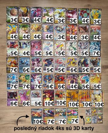 Jumbo pokémon karty - veľké (oversize) - originál, 