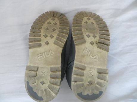 Šedé topánky, fila,30