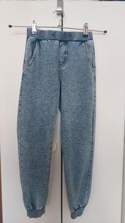 Lindex tepláky s džínsovým vzhľadom, lindex,134