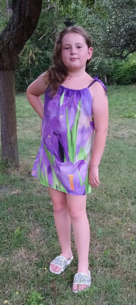 Dievčenská tunika / šaty šafran - 2-14r., 92 - 164