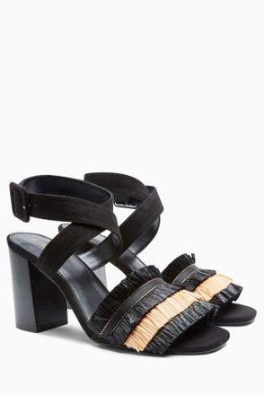 Kožené sandále so strapcami, next,40 / 41