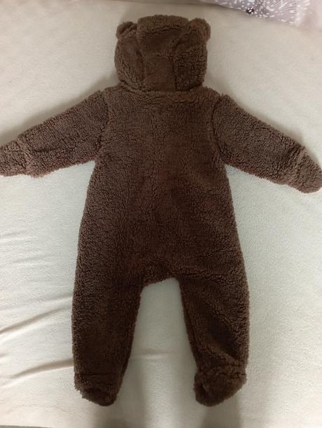 Plyšový overal, h&m,68