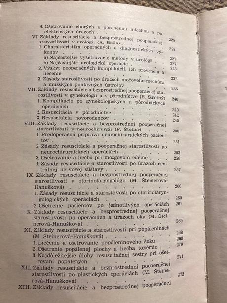 Resustitácia a pooperačná starostlivosť,