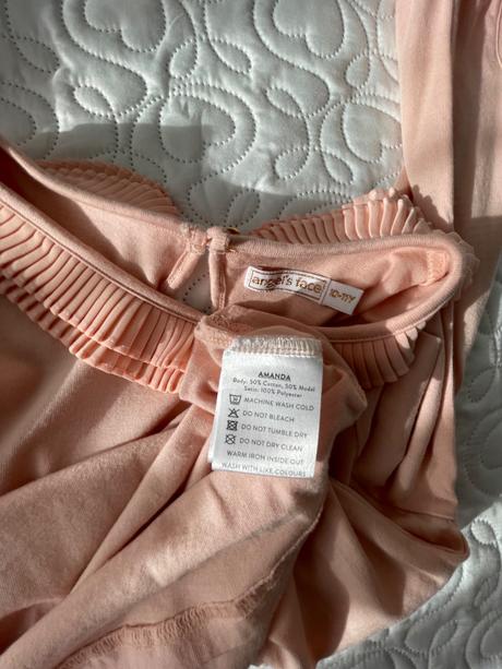 Tričko / blúzka marhuľová farba, 146